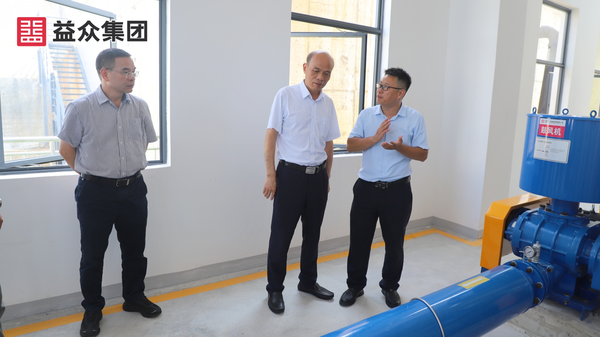 酒泉市政协副主席、、、党组成员、、、市一级巡视员刘东庆率调查组到永乐水厂调查_副本
